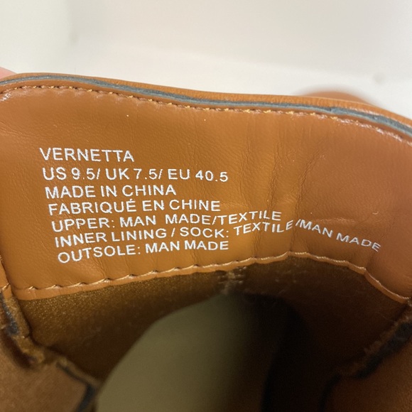 JustFab Vernetta Chelsea Boots in French Oak Women’s US size 9.5 - Picture 8 of 8